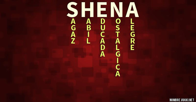 Acróstico shena