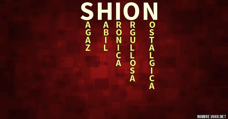 Acróstico shion
