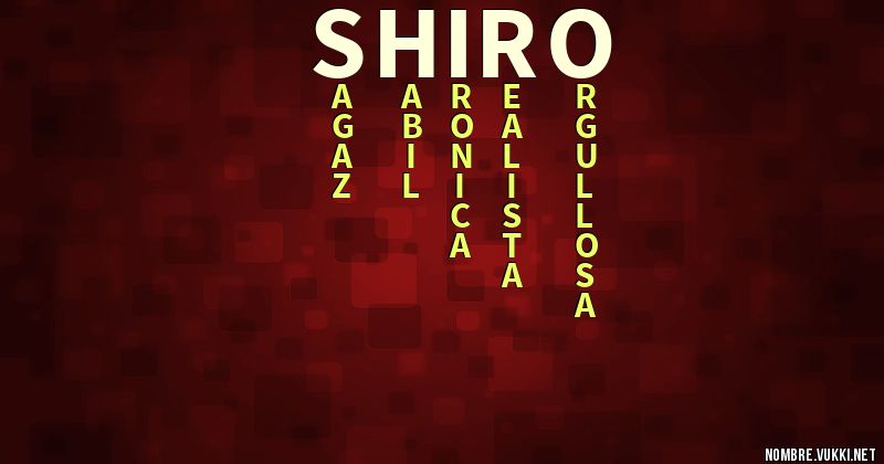 Acróstico shiro