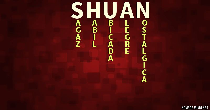 Acróstico shuan