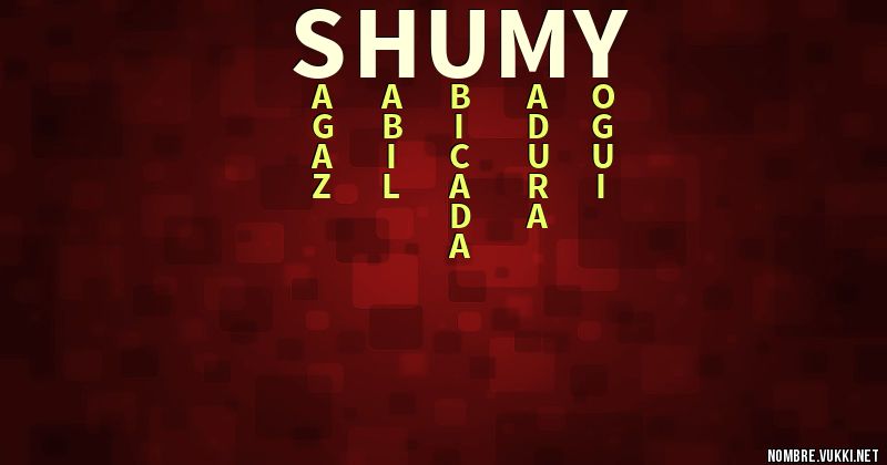 Acróstico shumy