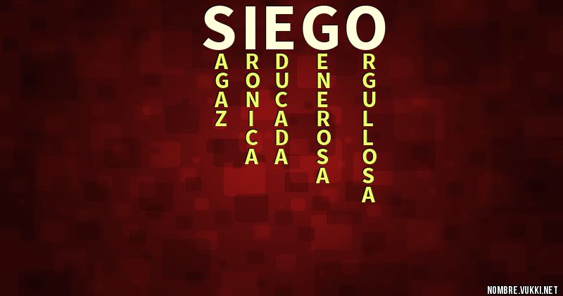 Acróstico siego