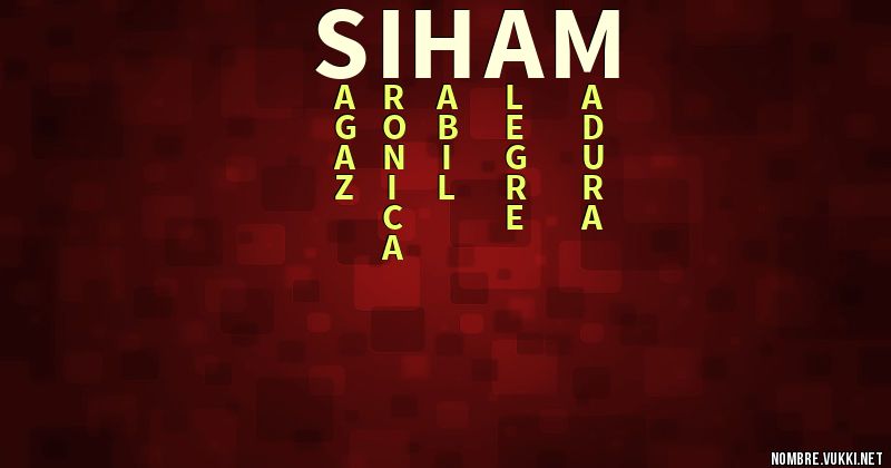 Acróstico siham