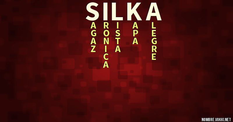 Acróstico silka
