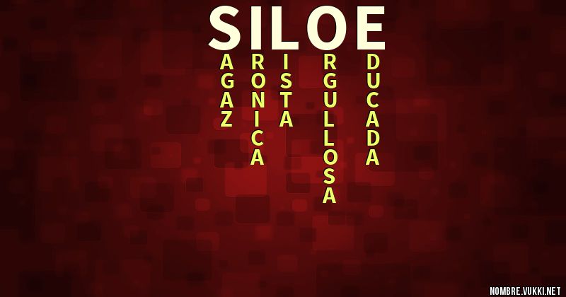 Acróstico siloe