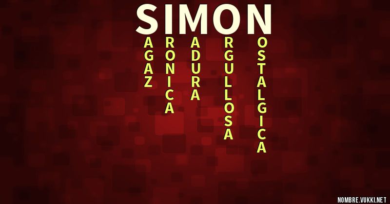 Acróstico simón