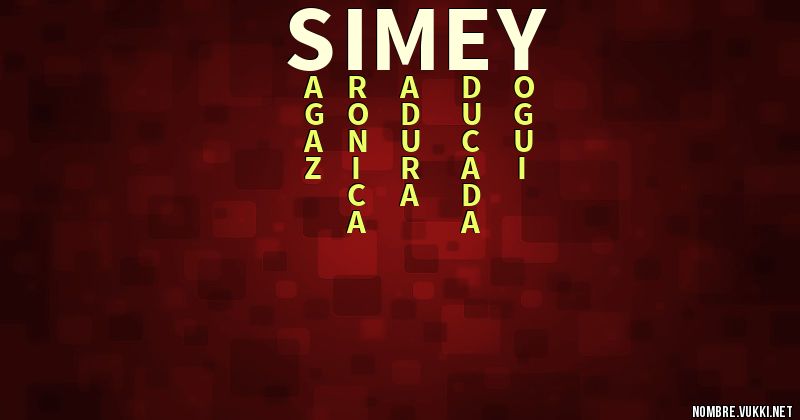 Acróstico simey
