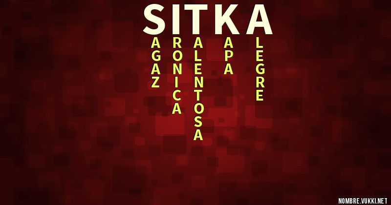 Acróstico sitka