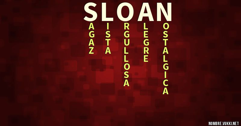 Acróstico sloan