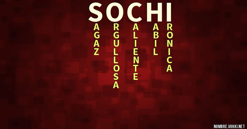 Acróstico sochi