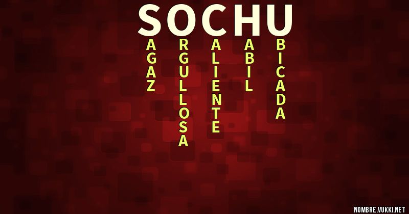 Acróstico sochu