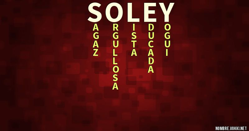Acróstico soley