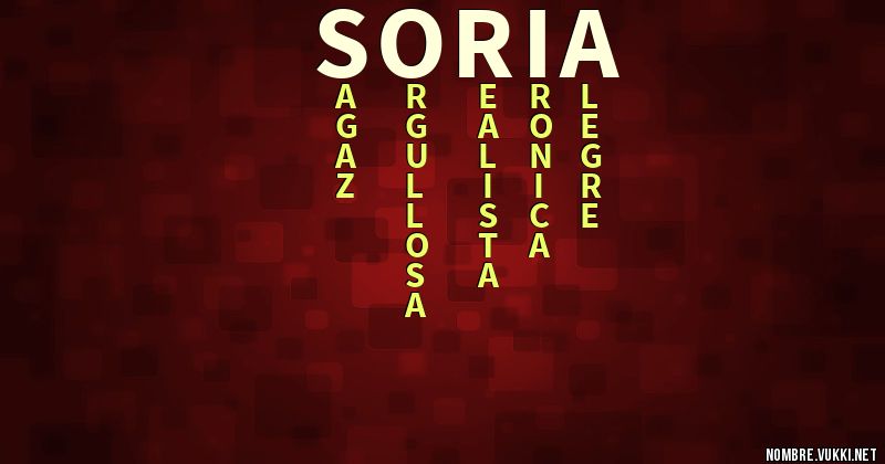 Acróstico soria