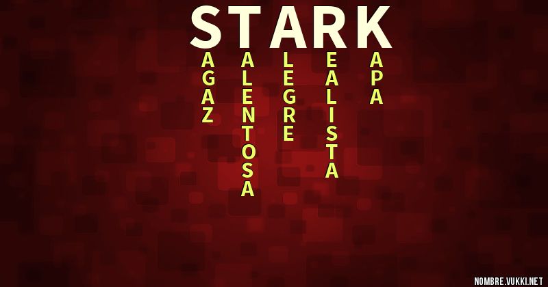 Acróstico stark