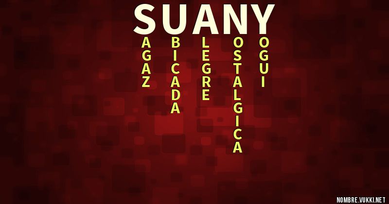 Acróstico suany