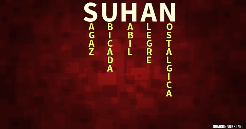 Acróstico suhan