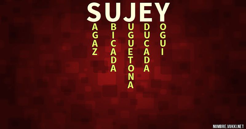 Acróstico sujey