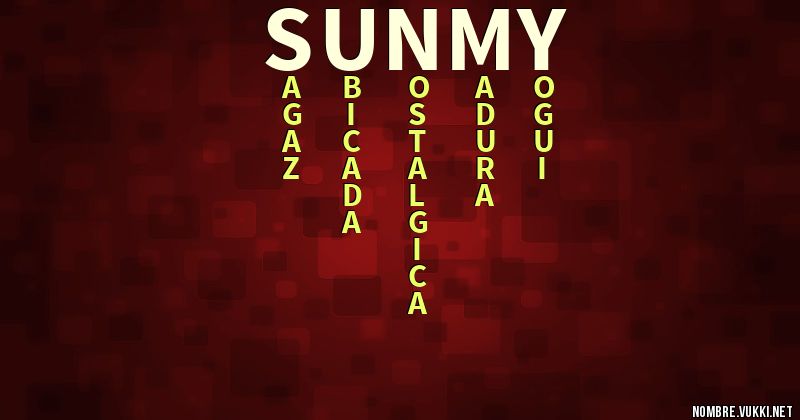 Acróstico sunmy