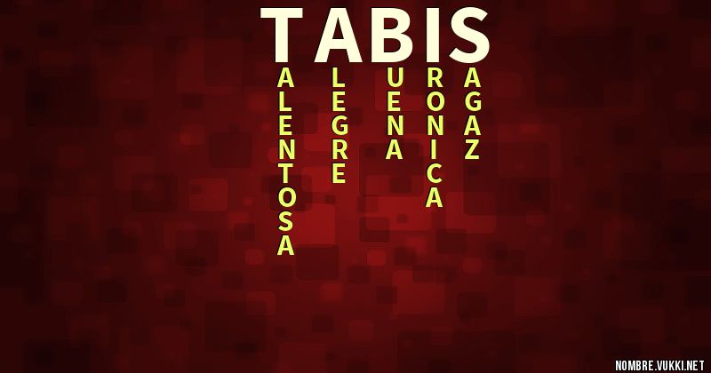 Acróstico tabis