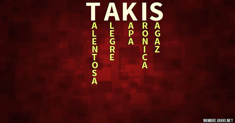 Acróstico takis
