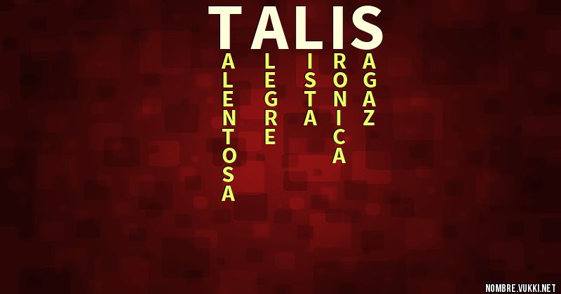 Acróstico talis