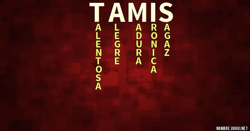 Acróstico tamis