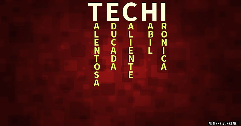 Acróstico techi