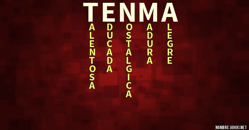 Acróstico tenma