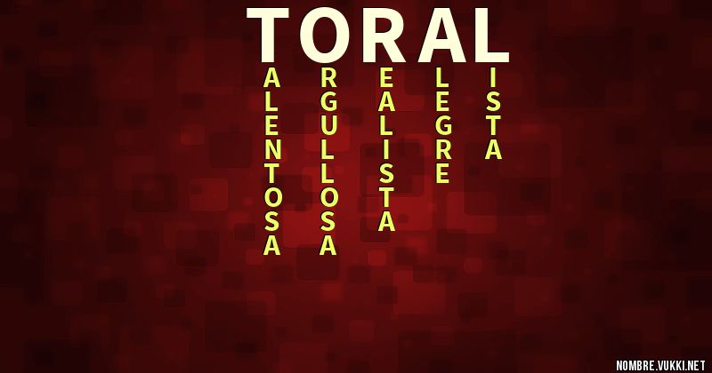 Acróstico toral