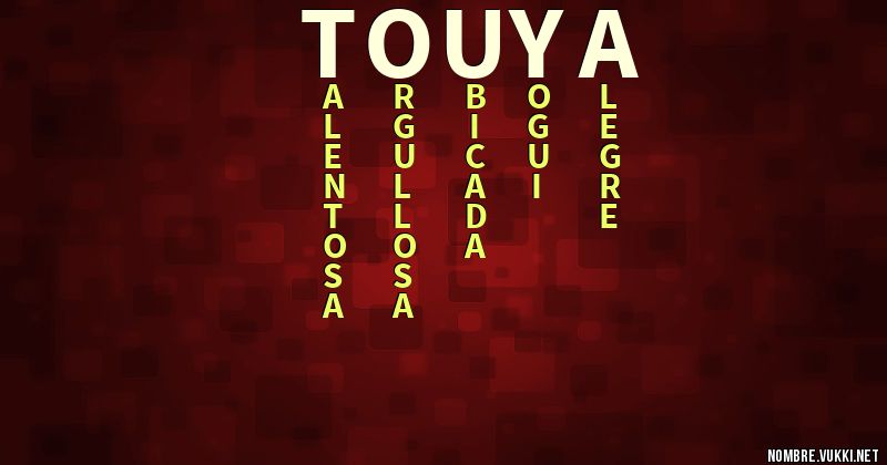 Acróstico touya