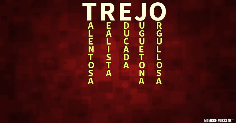 Acróstico trejo