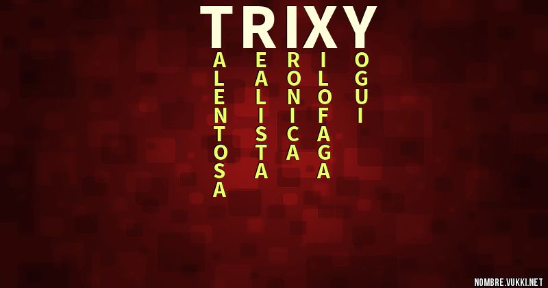 Acróstico trixy