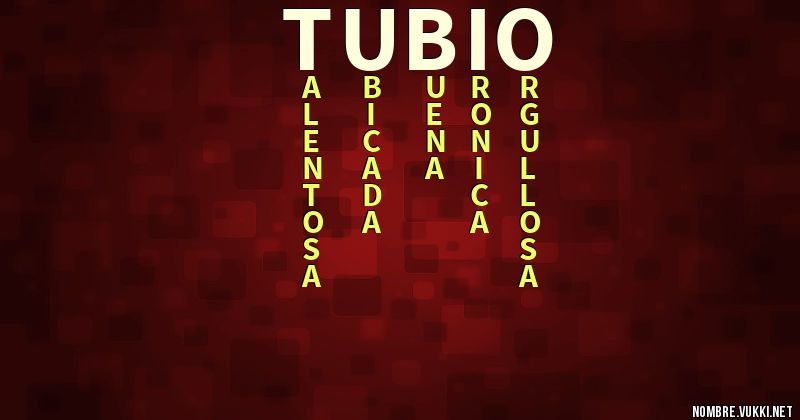 Acróstico tubío