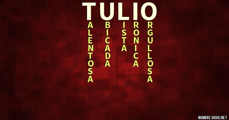 Acróstico tulio