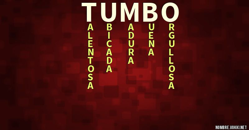 Acróstico tumbo