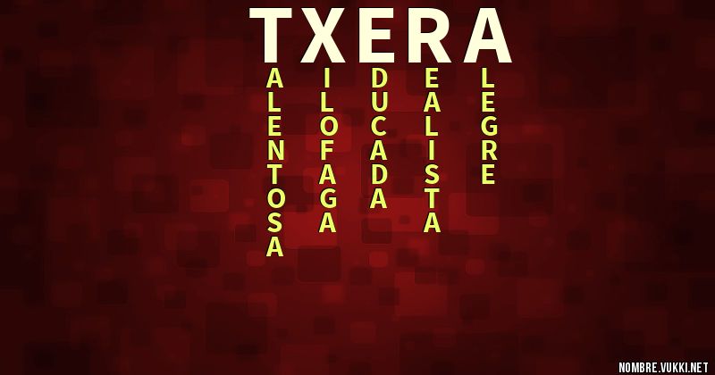 Acróstico txera
