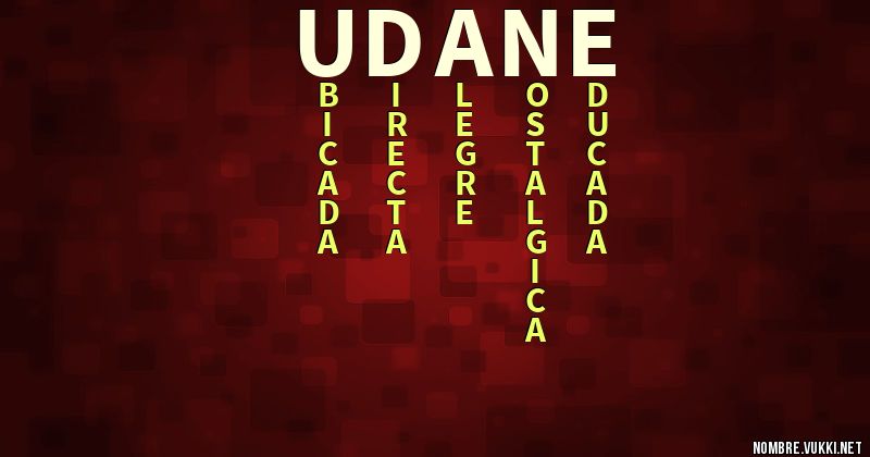 Acróstico udane