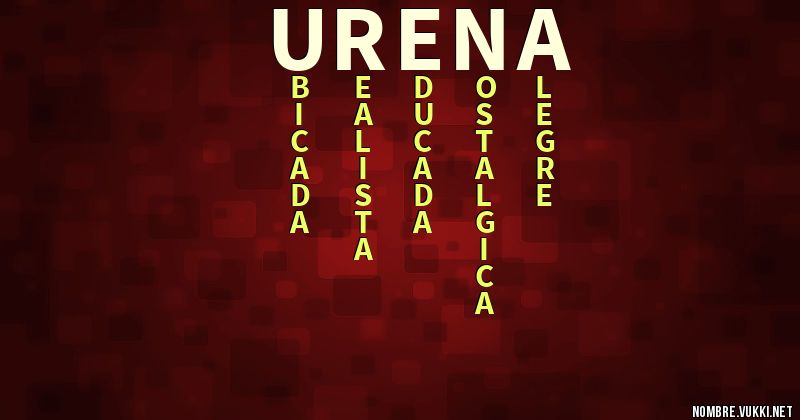 Acróstico ureña