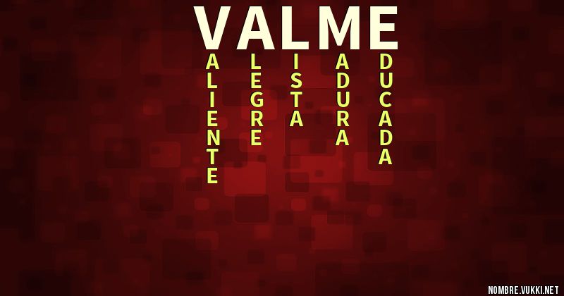 Acróstico valme