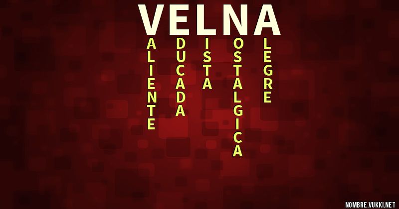 Acróstico velna