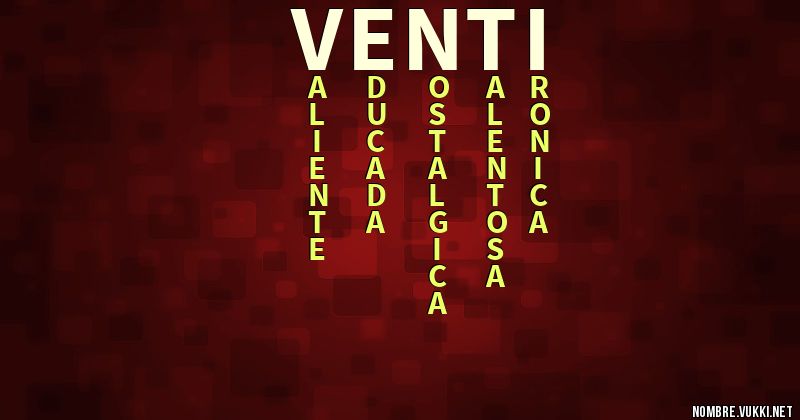 Acróstico venti