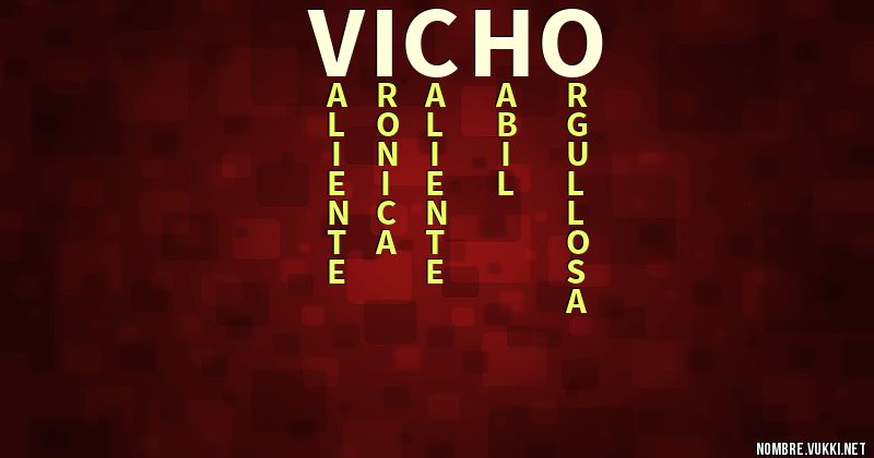 Acróstico vicho