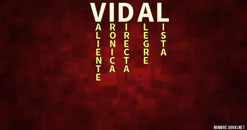 Acróstico vidal