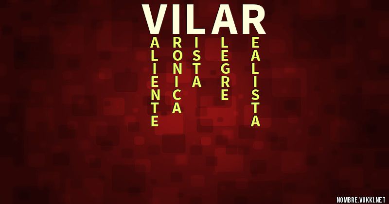 Acróstico vilar