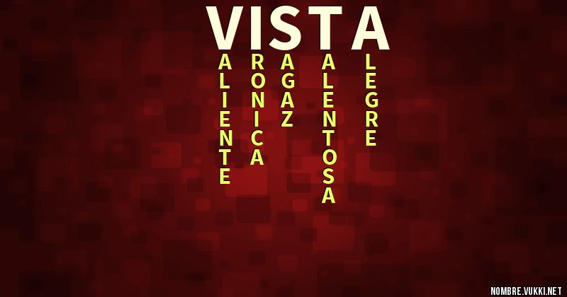 Qué significa vista