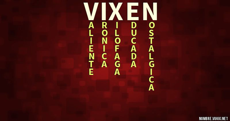 Acróstico vixen