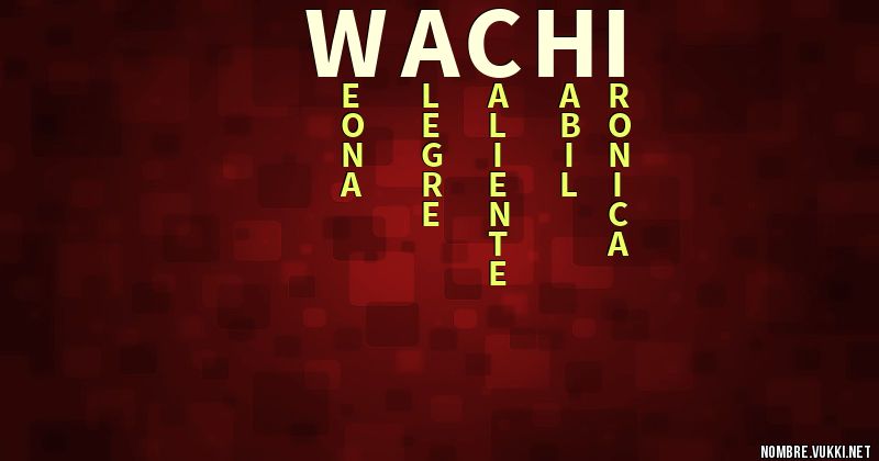 Acróstico wachi