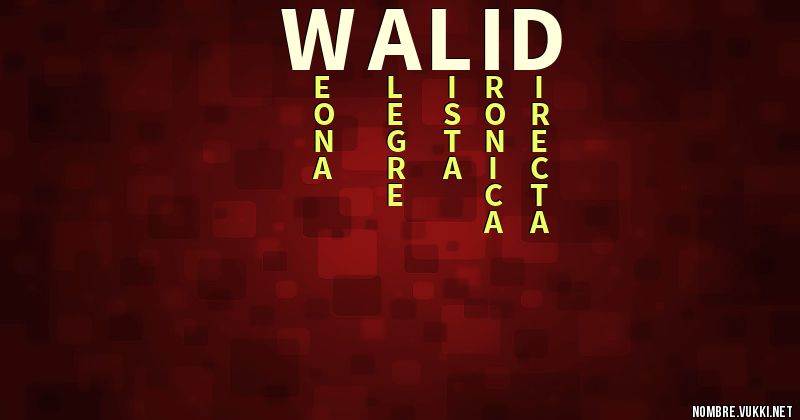 Acróstico walid