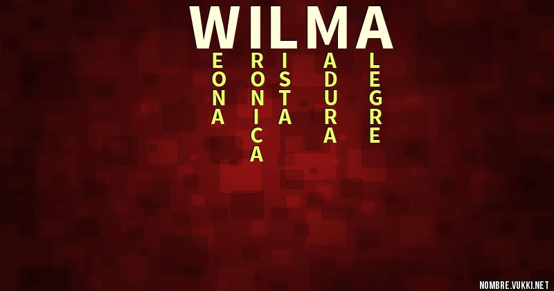 Acróstico wilma