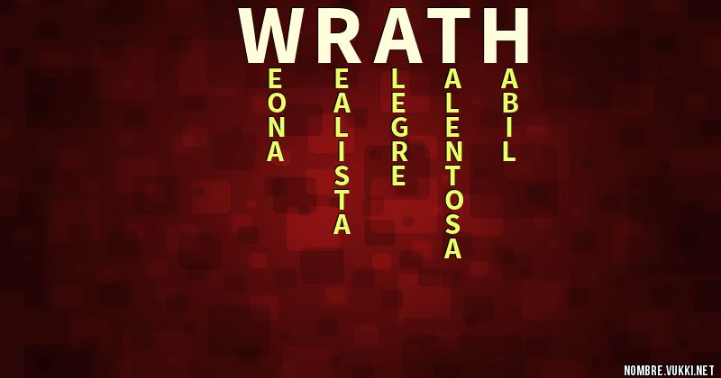 Acróstico wrath